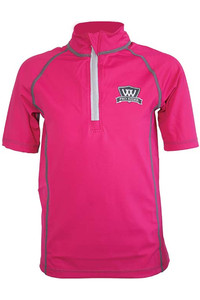 2022 Woof Wear Young Rider Short Sleve Riding Shirt WA0007 - Berry